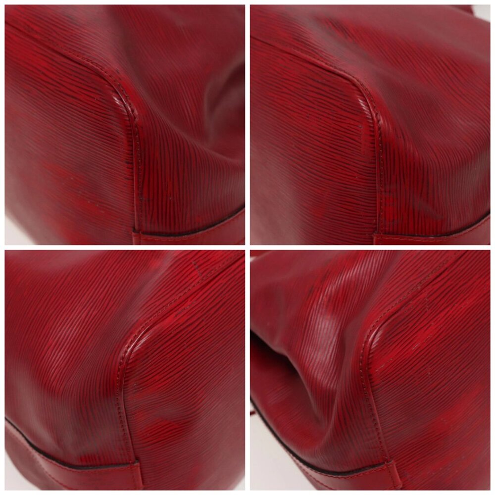 LOUIS VUITTON Epi Petit Noe Shoulder Bag Red M44107 LV Auth 77898 - Picture 14 of 16